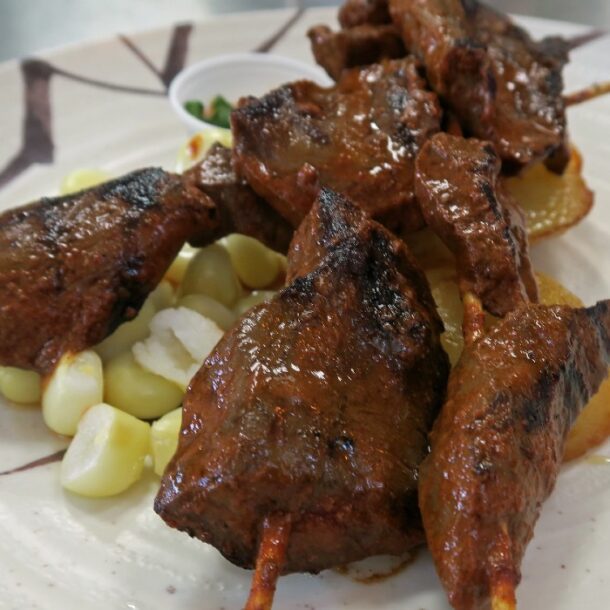 anticuchos Peru street food