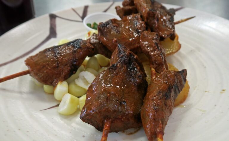 anticuchos Peru street food