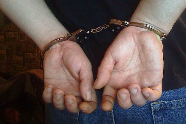 handcuffed