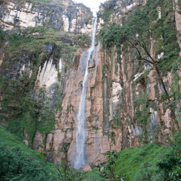 waterfall in Peru