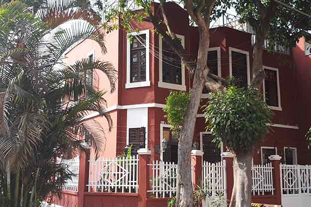 Colorful neighborhood of Barranco