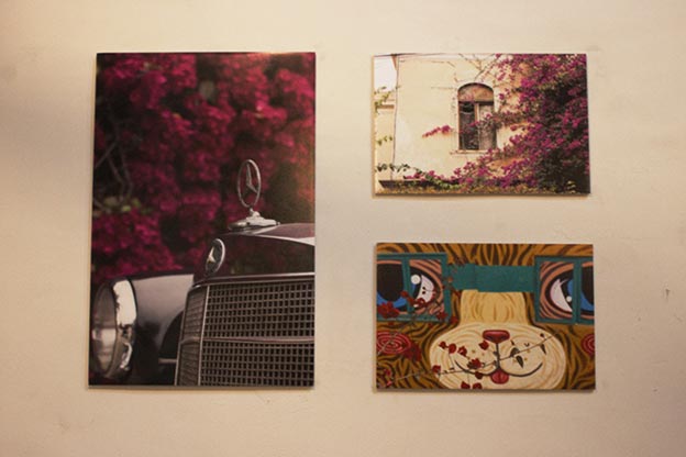 Decoration in a café of Barranco
