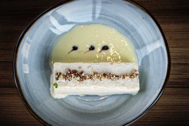 Praliné Semifreddo with Seaweed