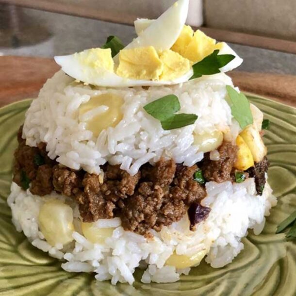 arroz tapado