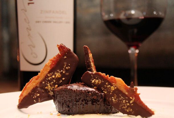 chocolate and wine