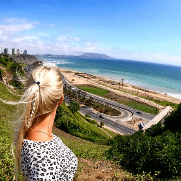 woman traveling solo in peru