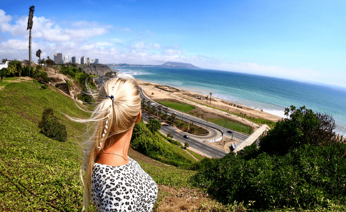 woman traveling solo in peru