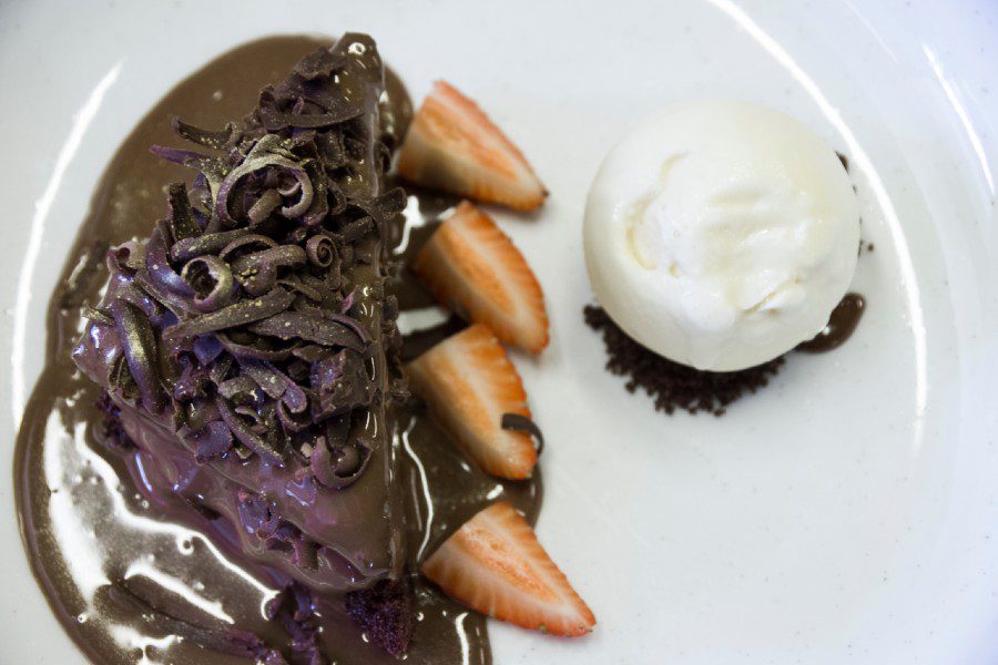 chocolate cake wallqa