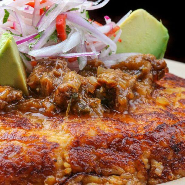Tacu tacu Peruvian dish