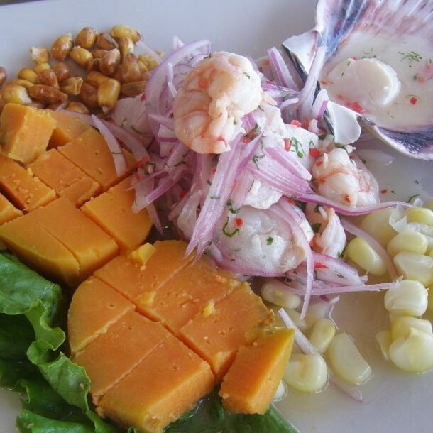 Peruvian Ceviche Corn Sweet Potato Side Dishes