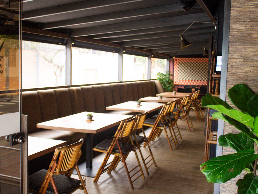 Inside Don Nico steakhouse in Miraflores, Lima