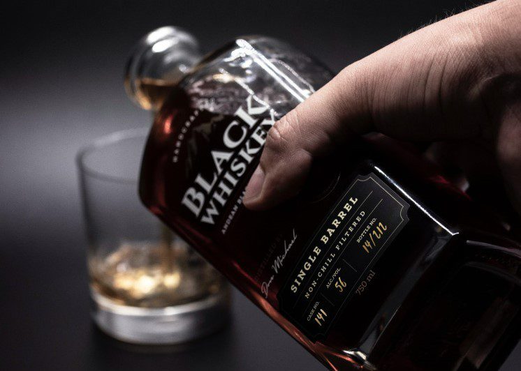 black whiskey
