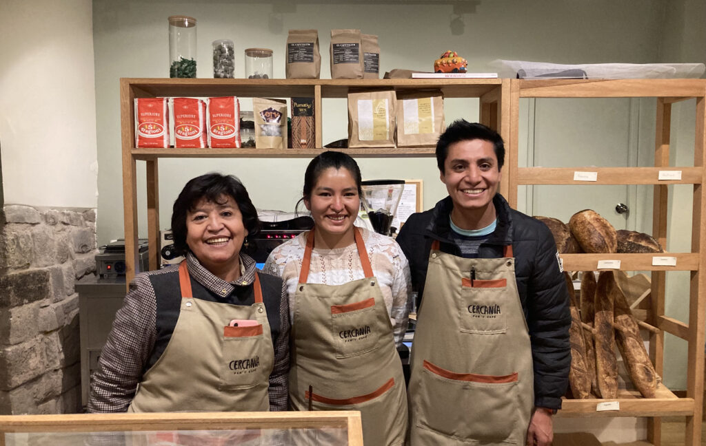 Franz Lopez and family at Cercanía